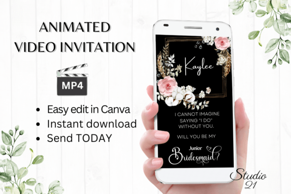 Boho Junior Bridesmaid W3123JM: A Creative Display Font for Modern Brands