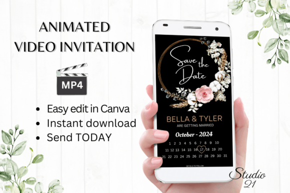Boho Save the Date W2129B: A Complete Guide to This Digital Invitation