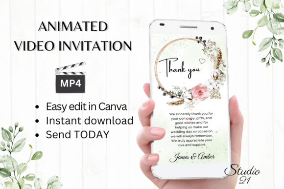 Boho Wedding Thank You W9128TU: Your Guide to a Stylish Evite