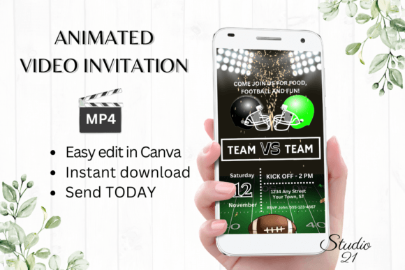 Digital Football Game Invitation: A Designer's Field Guide