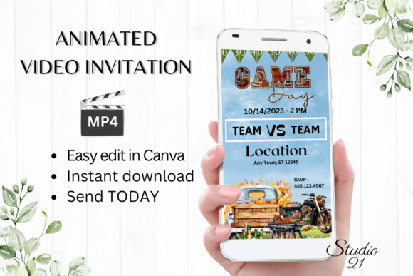 Game Day Invites: Your Instant Football Tailgate Party Template