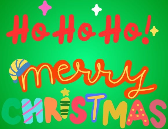 Ho Ho Ho! Merry Christmas-Motion: A Festive Font for Dynamic Designs