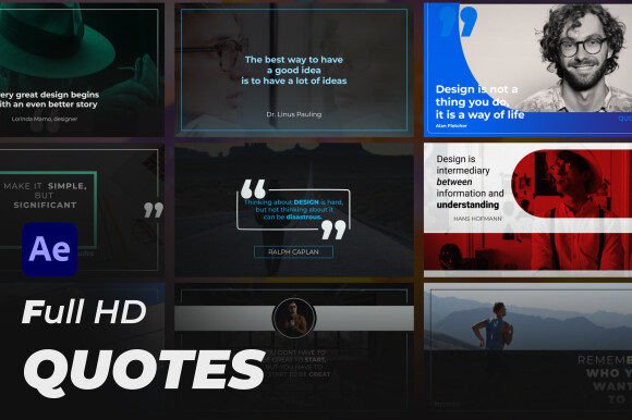 Quote Master HD: Elevate Your Content with Dynamic After Effects Animations